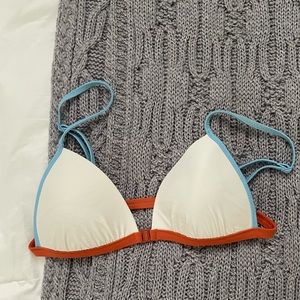 American Eagle Color Block Bikini Top